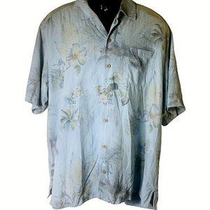 Tommy Bahama Sz XL, Men Camp Shirt, Silk